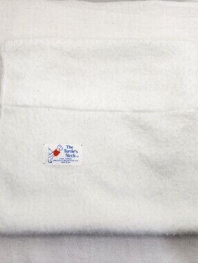 Vintage Turtle Fur White Fleece Neck Warmer